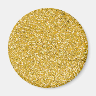Aimant Motif PURE GOLD Splatter + votre texte / photo
