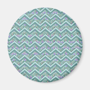 Aimant Motif Rainbow Foil ZigZag