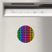 Aimant Motif Rainbow Lips (In Situ (Lave-vaisselle))