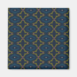 Aimant Motif Rétro Vintage Deep Blue