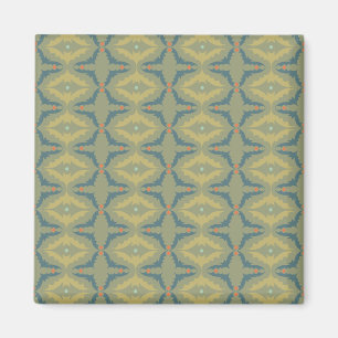 Aimant Motif Rétro Vintage Verdâtre