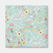 Aimant Motif romantique moderne (Devant)