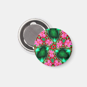 Aimant Motif Rose du désert