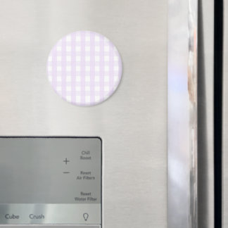 Aimant Motif sans couture à carreaux en vichy lilas peint