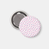Aimant Motif sans couture de fraise – Rose pastel mignon (Recto/Verso)