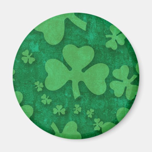 Aimant Motif shamrock (Devant)