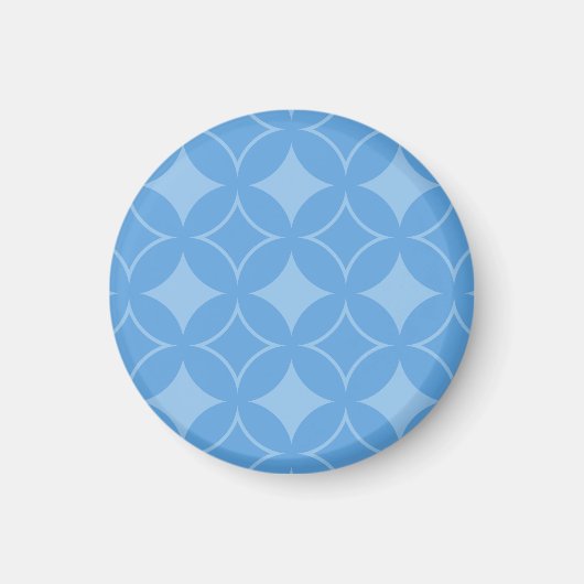 Aimant Motif shippo bleu ciel (Devant)