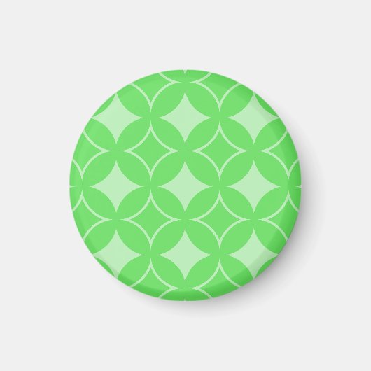 Aimant Motif shippo vert citron (Devant)