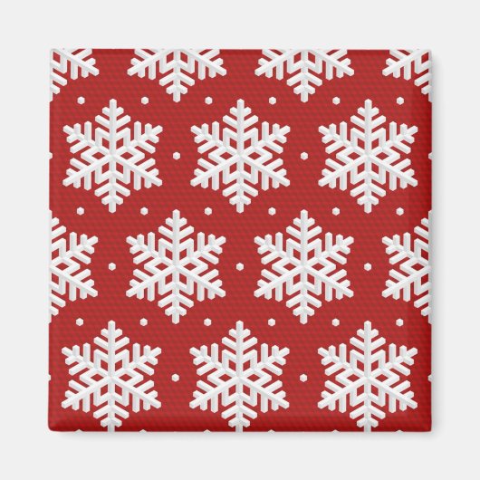 Aimant Motif Snowflake (Devant)