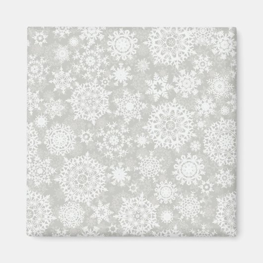 Aimant Motif Snowflake (Devant)