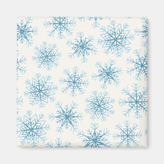 Aimant Motif Snowflake (Devant)