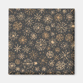 Aimant Motif Snowflake (Devant)