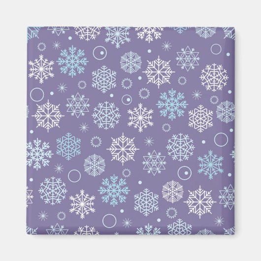 Aimant Motif Snowflake (Devant)