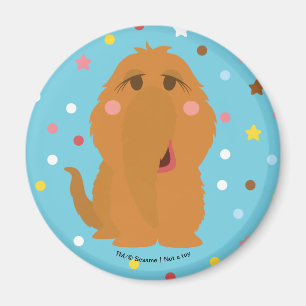 Aimant Motif Snuffleupagus Blue Stars & Dots