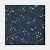 Aimant Motif spatial (Devant)