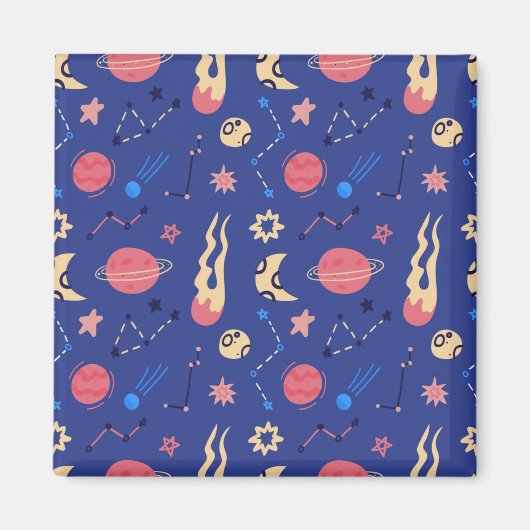 Aimant Motif spatial (Devant)