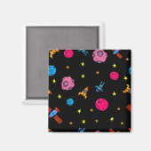 Aimant Motif spatial (Recto/Verso)