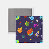 Aimant Motif spatial (Recto/Verso)