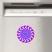 Aimant Motif spirale violette : Vector Art : (In Situ (Lave-vaisselle))