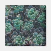 Aimant Motif Succulent (Devant)