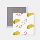 Aimant motif Taco le (Recto/Verso)