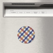 Aimant Motif Tartan multicolore (In Situ (Lave-vaisselle))