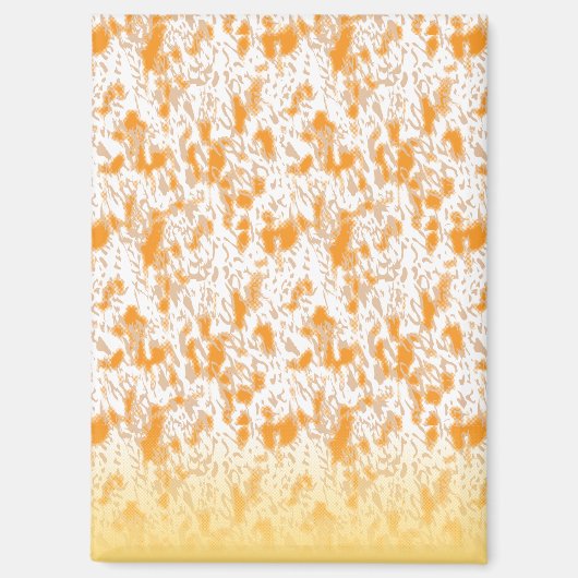 Aimant Motif textile avec orange et gol vibrants (Recto)