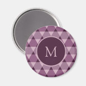 Aimant Motif Triangles (Recto/Verso)