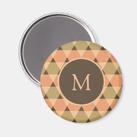 Aimant Motif triangles (Recto/Verso)