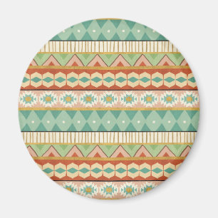 Aimant Motif tribal d'aquarelle d'étape de Geo de