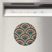 Aimant motif vert en forme de coquillage (In Situ (Lave-vaisselle))