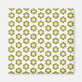 Aimant Motif Vert Olive (Devant)