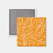 Aimant Motif Vibre Abstraite (Recto/Verso)