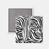 Aimant Motif zèbre (Recto/Verso)