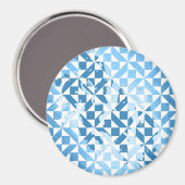 Aimant Motifs d'aquarelle (Recto/Verso)