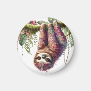 Aimant Motifs de la nature - Jungle Sloth