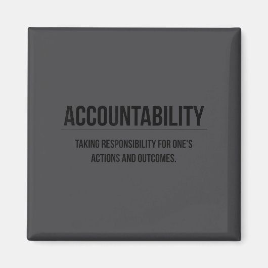 Aimant Motivation Accountability Entrepreneur Slogan Quot (Devant)