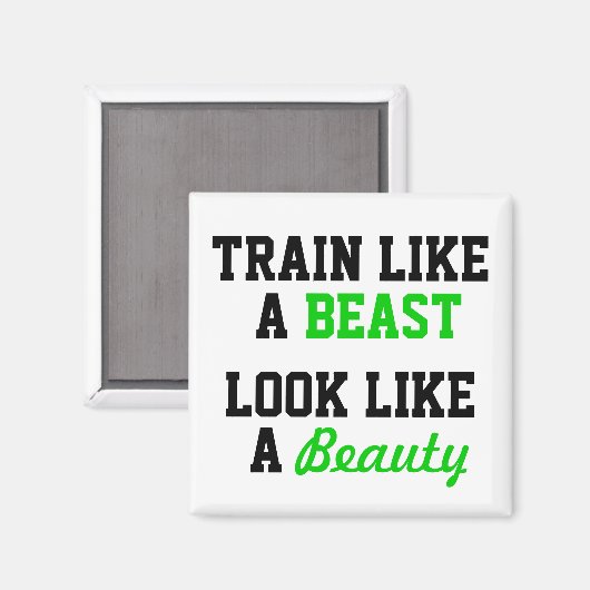 Aimant Motivation de l'entraînement (Recto/Verso)