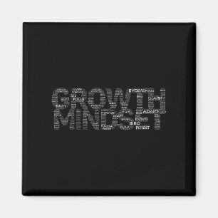 Aimant Motivation de mentalité de croissance féminine et 