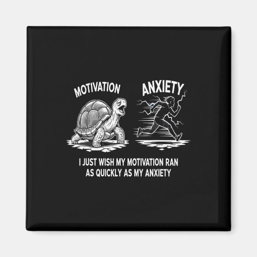 Aimant Motivation drôle de procrastination vs anxiété Tor (Devant)
