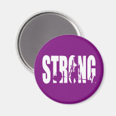 Aimant Motivation féminine "Poids levant" - FORT (Recto/Verso)