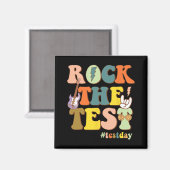 Aimant Motivation L'Étudiant Enseignant Rock Le Test Test (Recto/Verso)