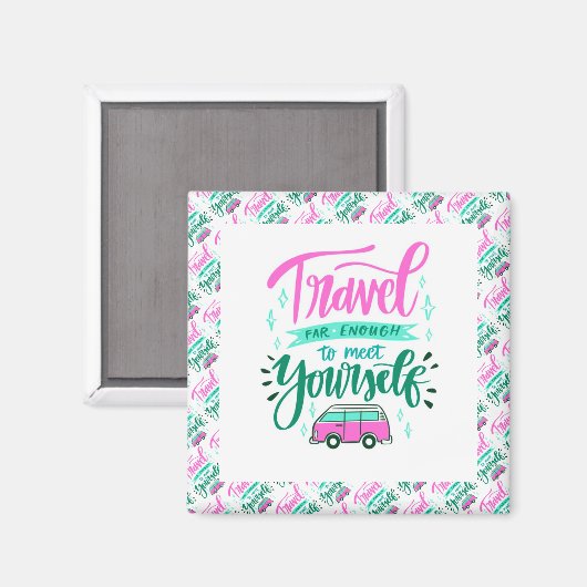 Aimant Motivation moderne élégante Meilleur Message popul (Recto/Verso)