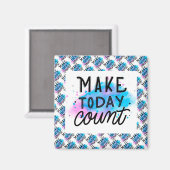 Aimant Motivation moderne élégante Meilleur Message popul (Recto/Verso)