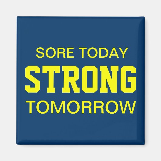 Aimant Motivation pour l'entraînement (Devant)