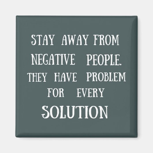 Aimant Motivational cite des paroles de vie amusantes (Devant)