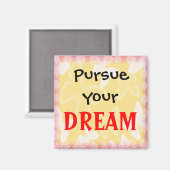 Aimant Motivationnel de citation de 3 mots (Recto/Verso)