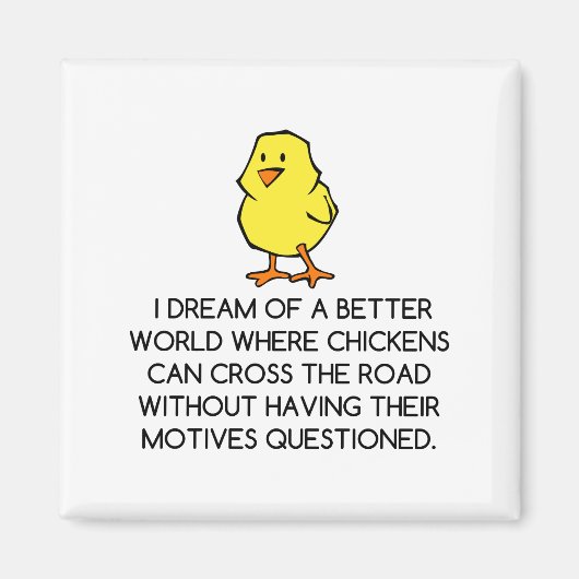 AIMANT MOTIVATIONS DE POULET (Devant)