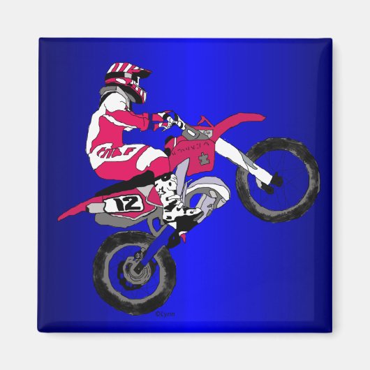 Aimant Motocross 302 (Devant)