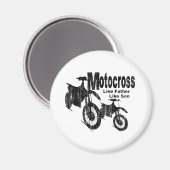 Aimant Motocross père/fils (Recto/Verso)